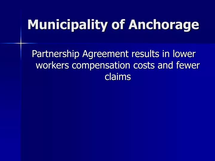 municipality of anchorage