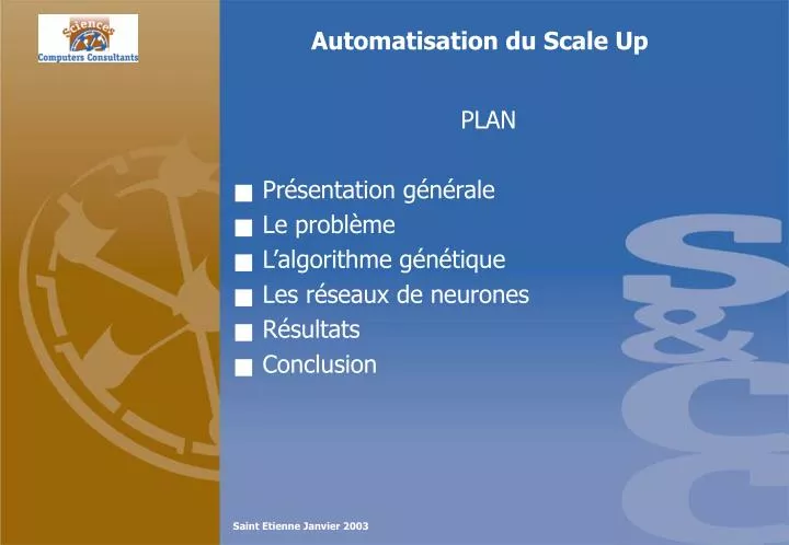 automatisation du scale up