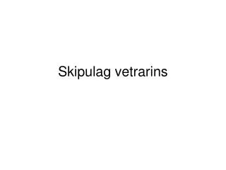 skipulag vetrarins