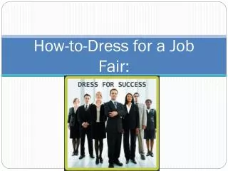 How-to-Dress for a Job Fair: