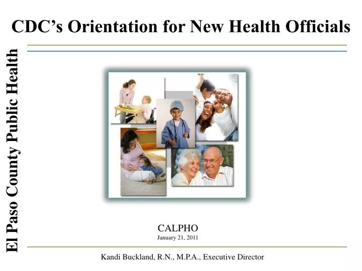 cdc s orientation for new health officials