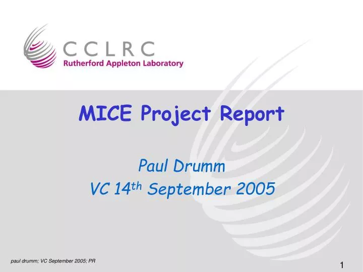 mice project report