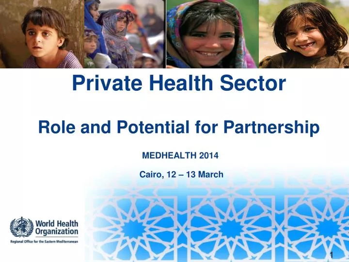 private health sector role and potential for partnership