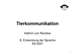 tierkommunikation