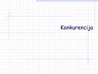 konkurencija