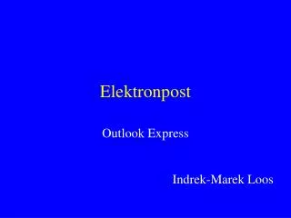 elektronpost