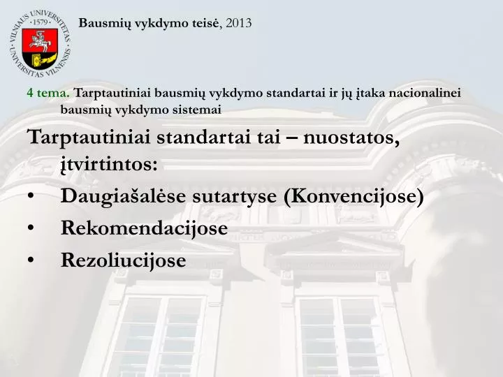 bausmi vykdymo teis 2013