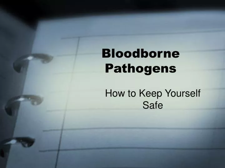 bloodborne pathogens