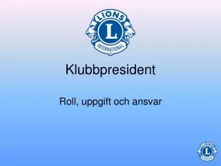 klubbpresident