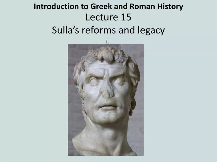 introduction to greek and roman history