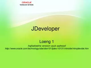 jdeveloper