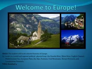 Welcome to Europe!