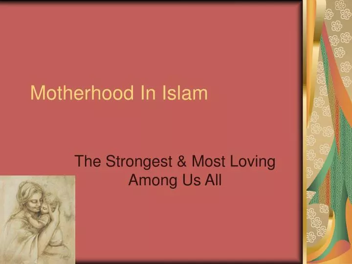 motherhood in islam