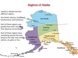 Regions of Alaska