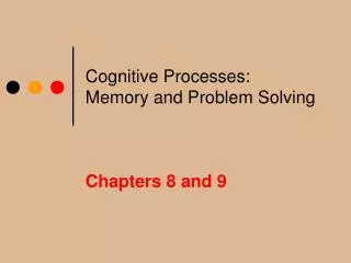 cognitive processes memory and problem solving