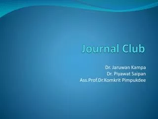 journal club