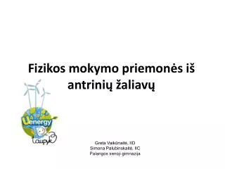 fizikos mokymo priemon s i antrini aliav