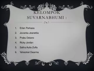 kelompok suvarnabhumi