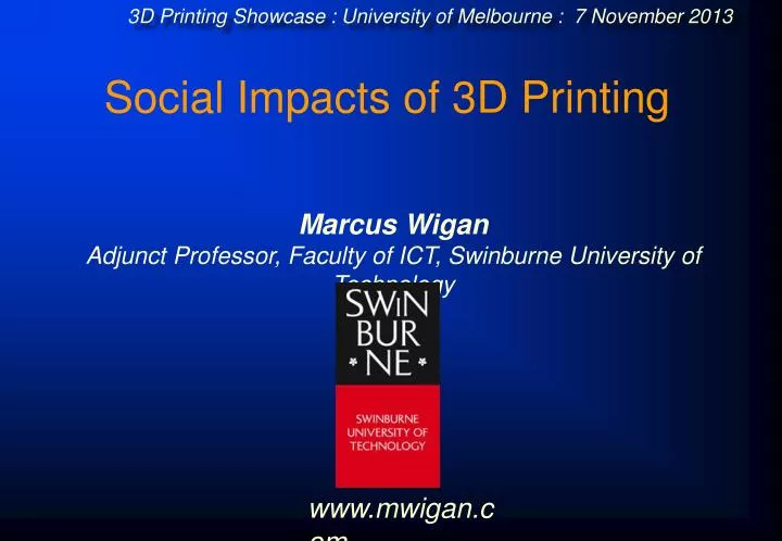 social impacts of 3d printing
