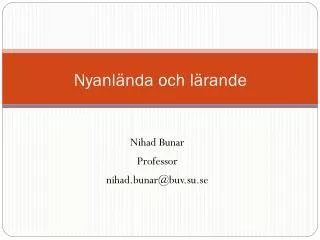 nyanl nda och l rande