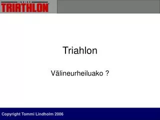 triahlon