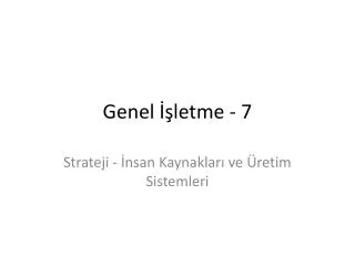 genel letme 7