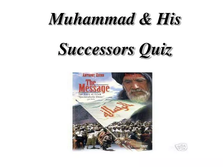 muhammad his successors quiz