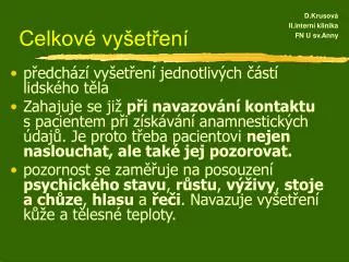 celkov vy et en