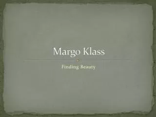 Margo Klass