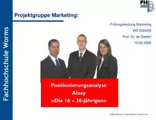 projektgruppe marketing