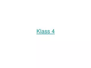 klass 4