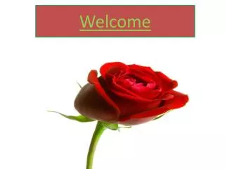 Welcome