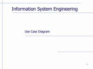 Information System Engineering