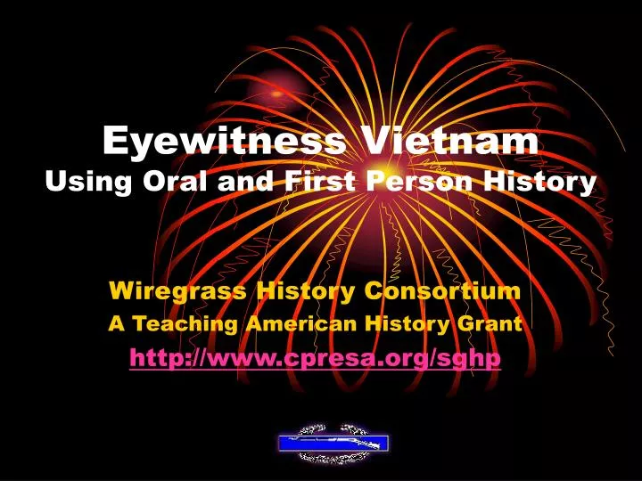 eyewitness vietnam using oral and first person history
