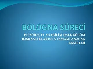 bologna s rec