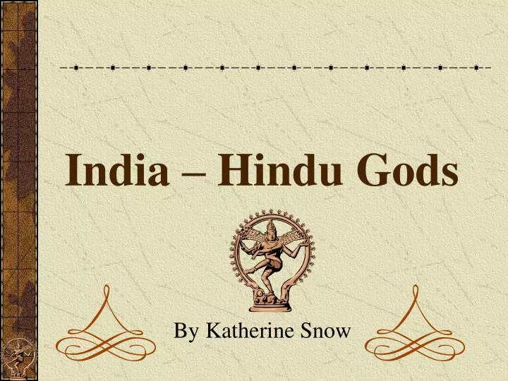 india hindu gods