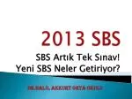 2013 SBS - slide 1