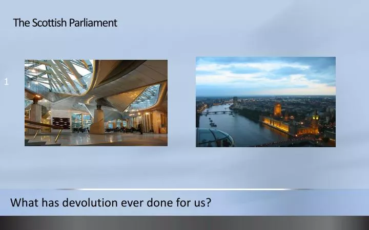 the scottish parliament