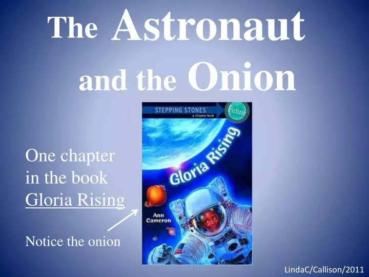 astronaut and the onion