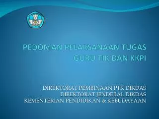 PPT - PEDOMAN PELAKSANAAN SISTEM SILVIKULTUR TEBANG PILIH TANAM ...