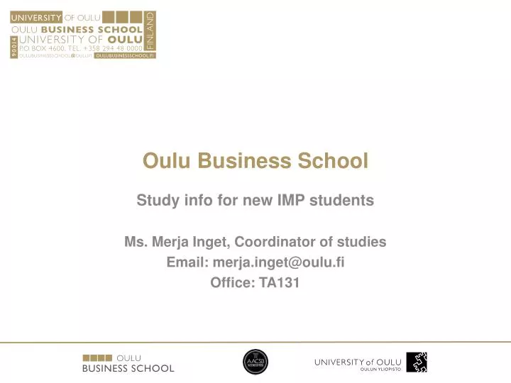 oulu business school