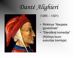 dant alighieri