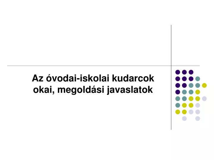 az vodai iskolai kudarcok okai megold si javaslatok