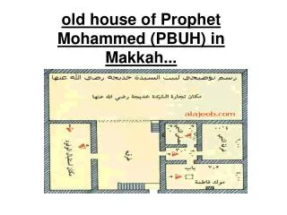old house of Prophet Mohammed (PBUH) in Makkah...