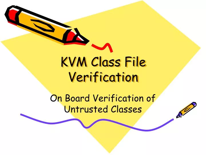 kvm class file verification