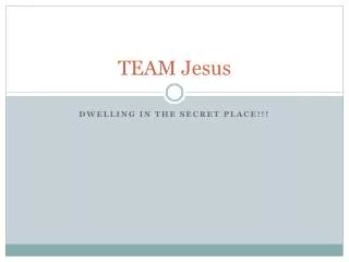 TEAM Jesus