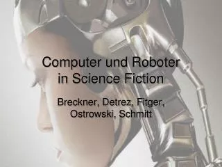 computer und roboter in science fiction