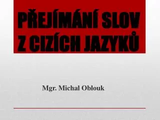 p ej m n slov z ciz ch jazyk