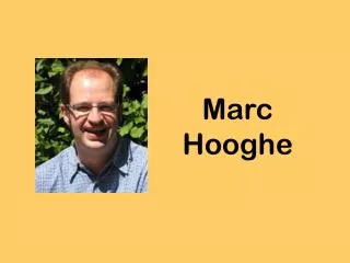 marc hooghe