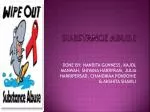 SUBSTANCE ABUSE - slide 1